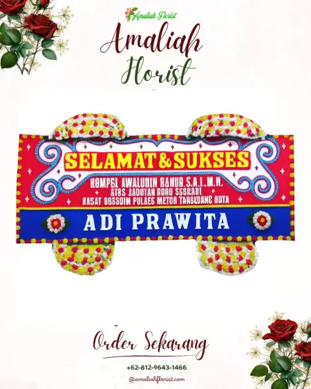 Papan Bunga Ucapan Selamat Gumay Ulu